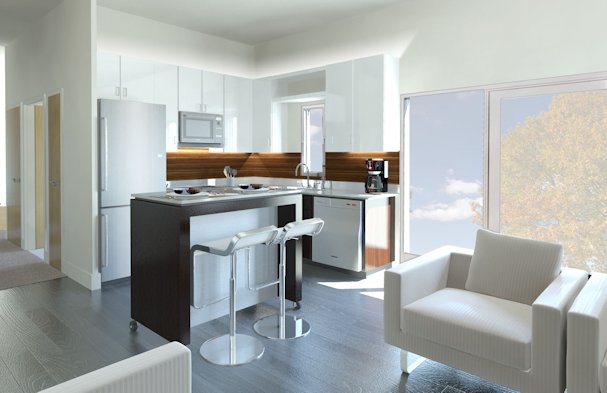 We can provide a detailed three-dimensional rendering that allows you to envision your space with our designs.